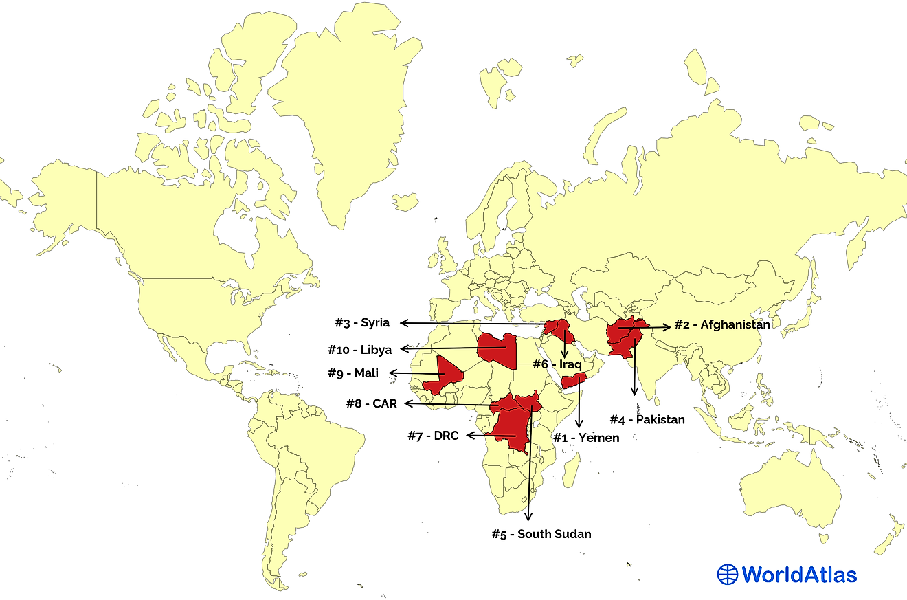 Dangerous Countries In The World