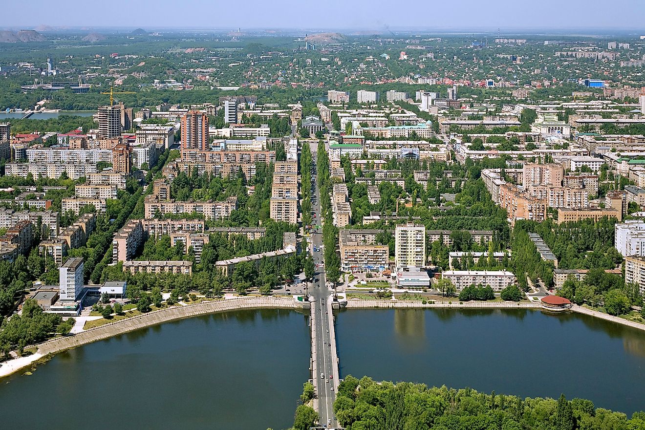 Донецк фото сверху