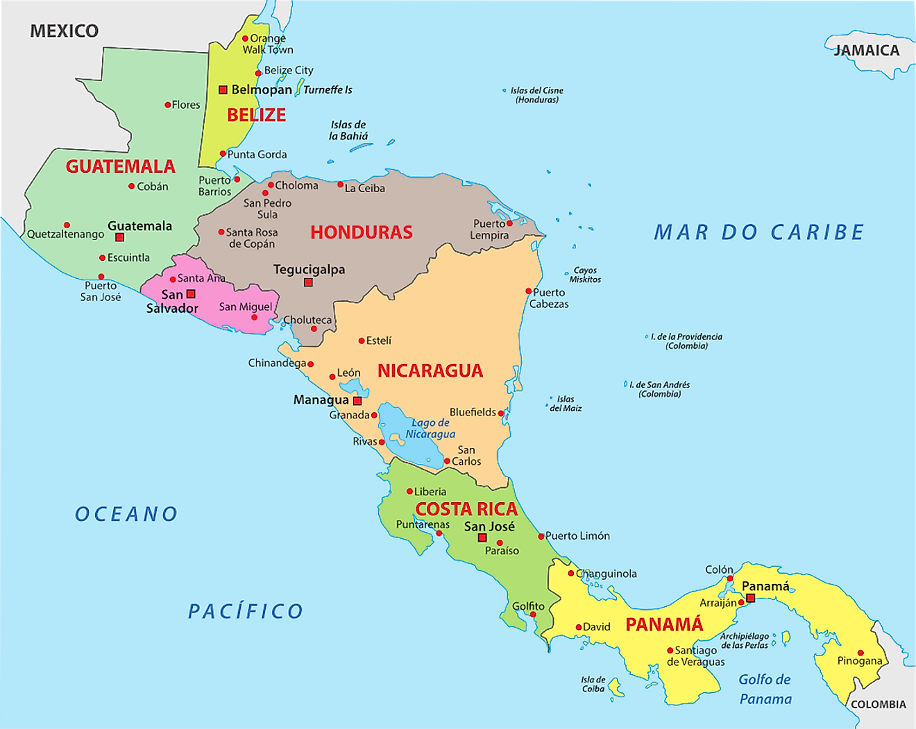 the-7-countries-of-central-america-worldatlas