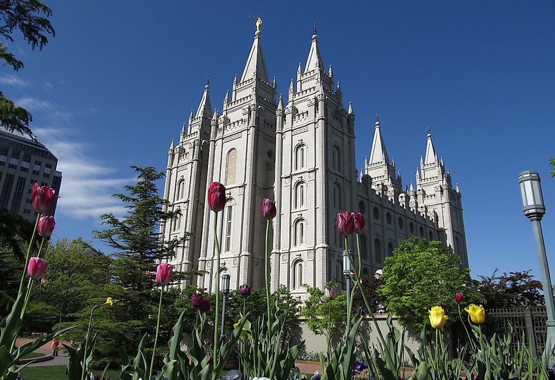 The World's Largest Mormon Temple WorldAtlas