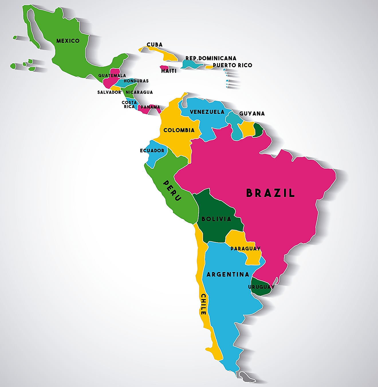 Latin American Countries WorldAtlas