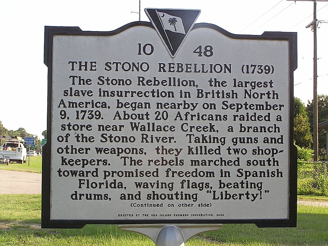 The Leaders Of The Stono Rebellion In 1739