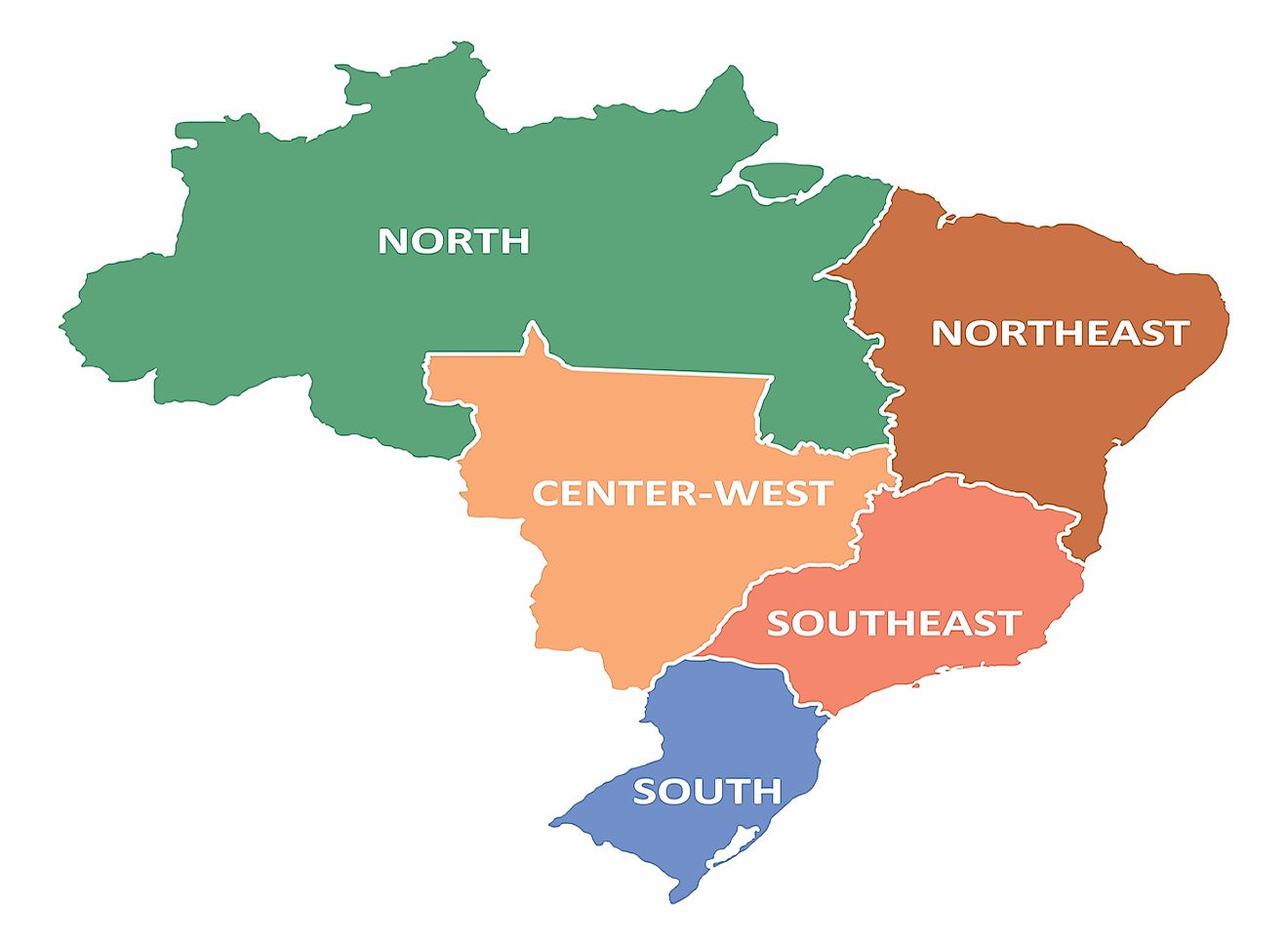 the-five-regions-of-brazil-worldatlas