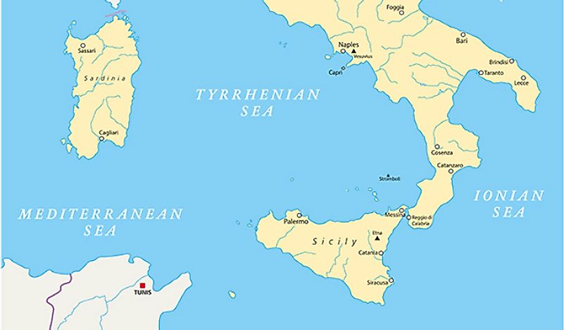 The Biggest Islands in Italy - WorldAtlas