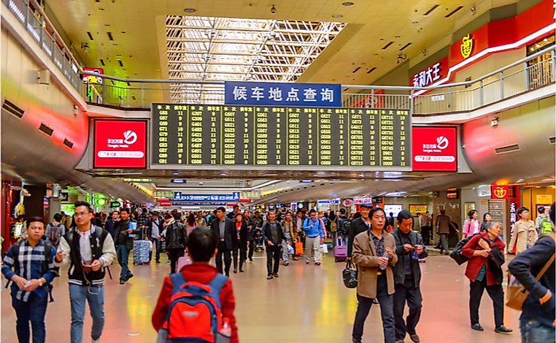 The 10 Busiest Railway Stations In China - WorldAtlas