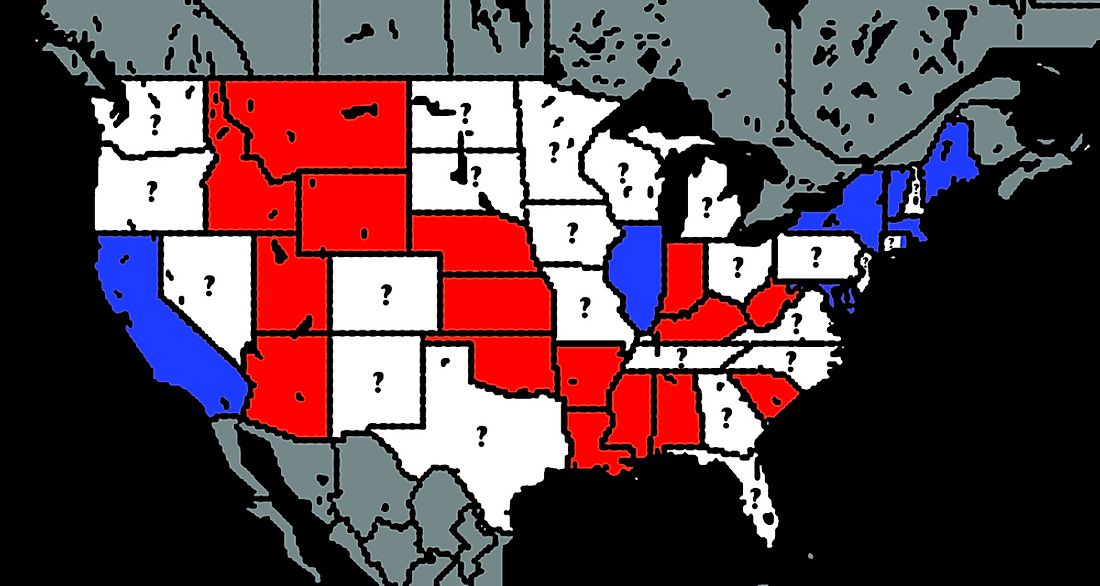 Which States Are Swing States? WorldAtlas