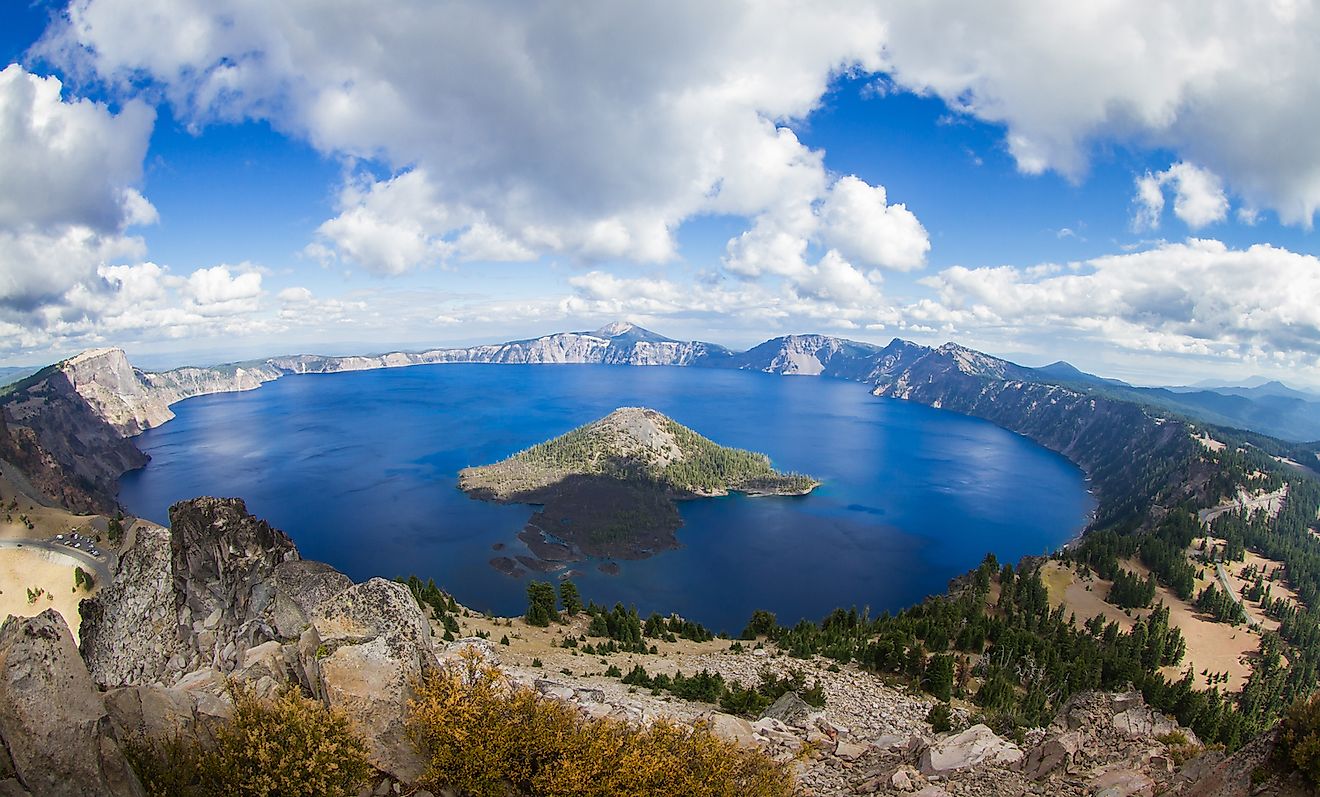 How Deep Is The Crater Lake? WorldAtlas