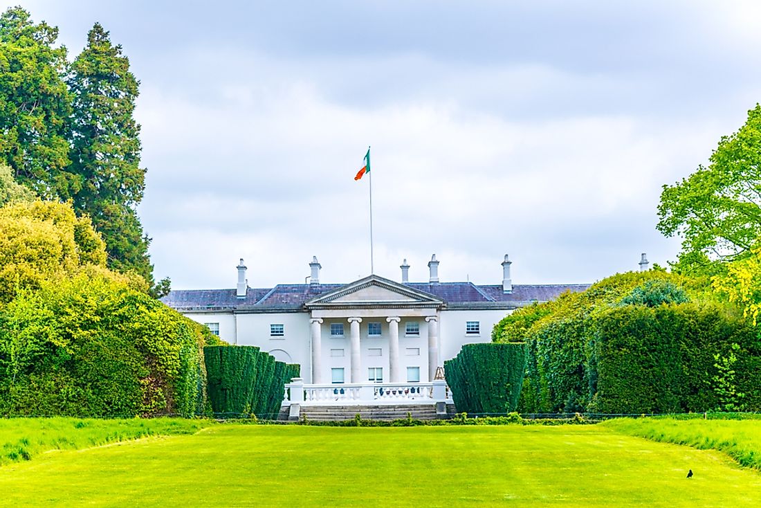 where-does-the-president-of-ireland-live-worldatlas