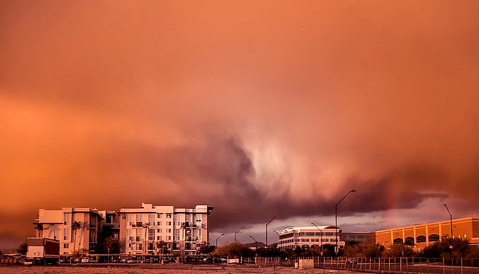 Haboob Dust And Sand Storms - Unique Weather Phenomena - WorldAtlas