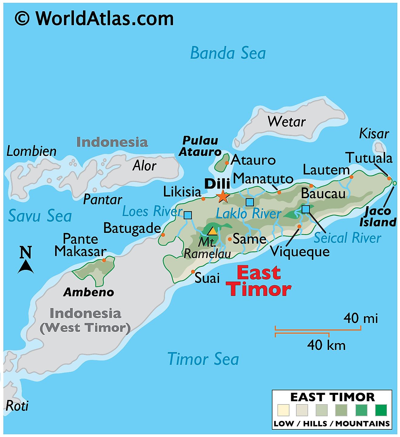 Timor Leste Maps Facts World Atlas   Tl 01 