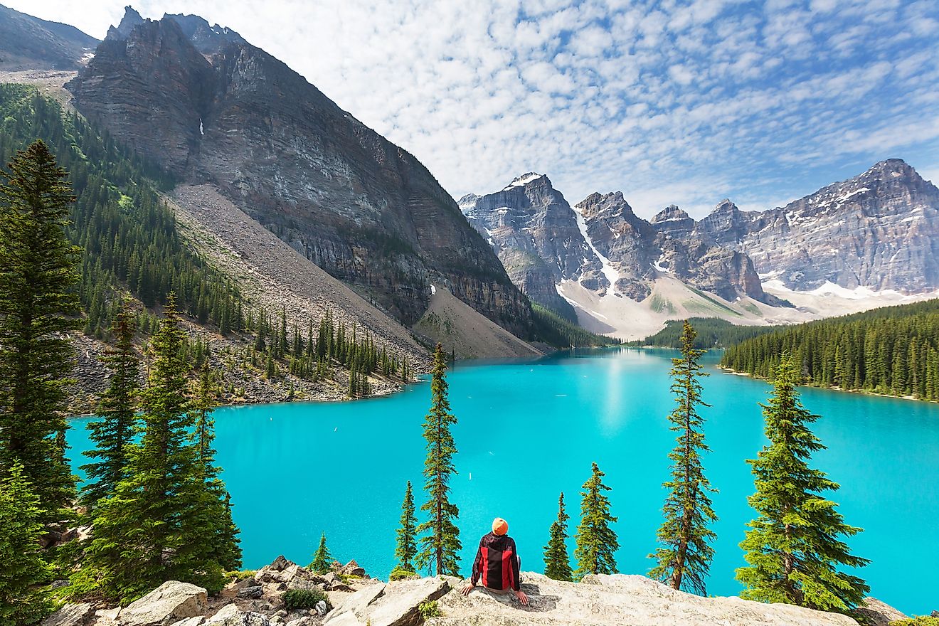 Moraine Lake - WorldAtlas