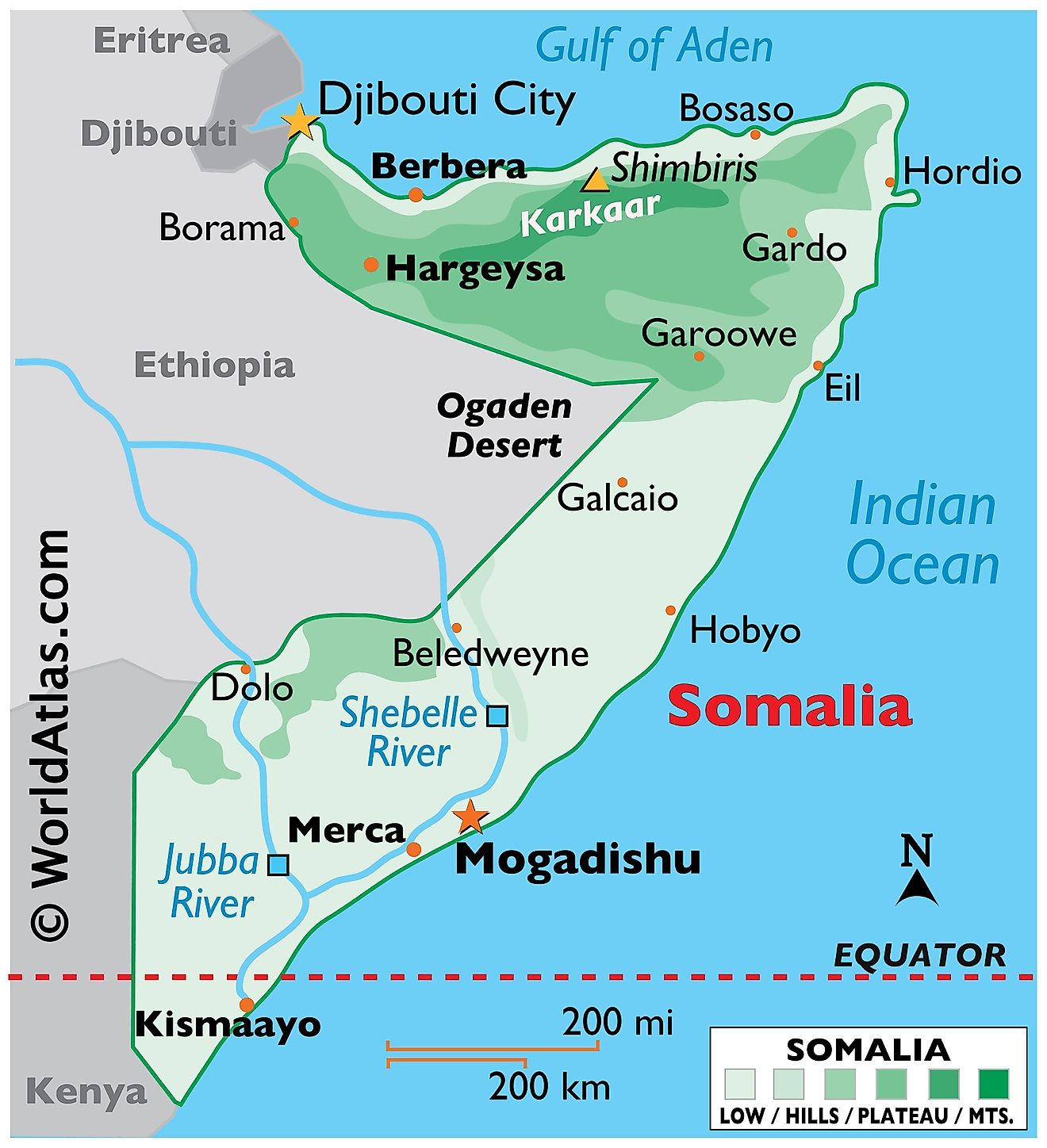 Somalia Maps & Facts World Atlas