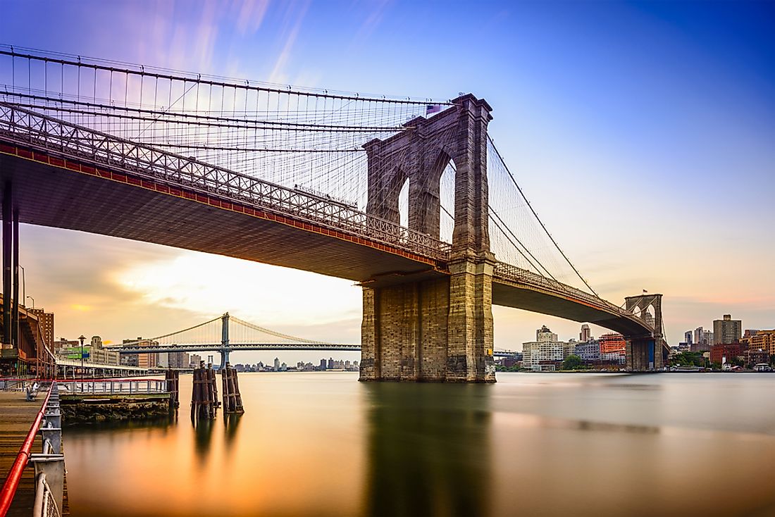 When Was the Brooklyn Bridge Built? WorldAtlas