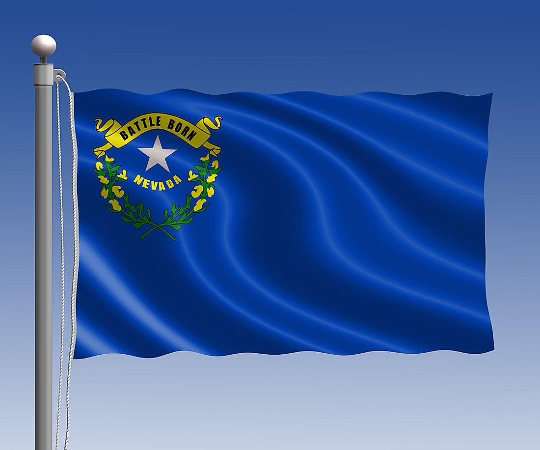 Nevada State Flag WorldAtlas
