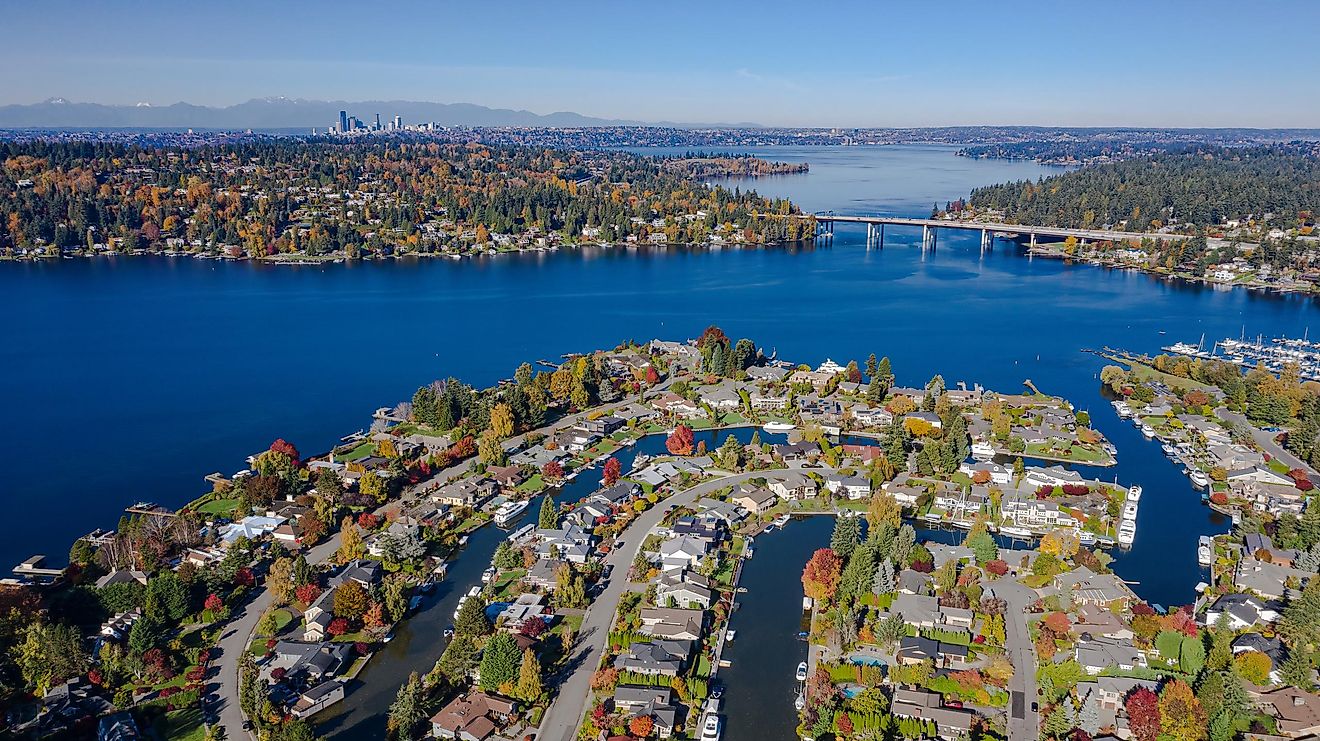 Lake Washington - WorldAtlas