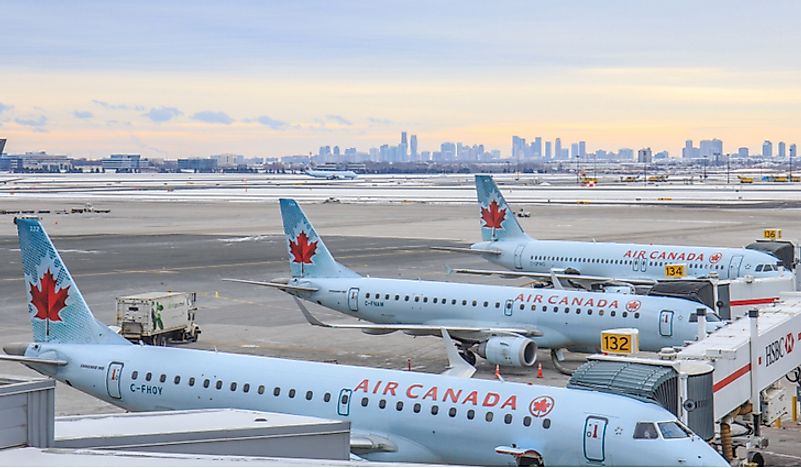 The Busiest Airports In Canada - WorldAtlas