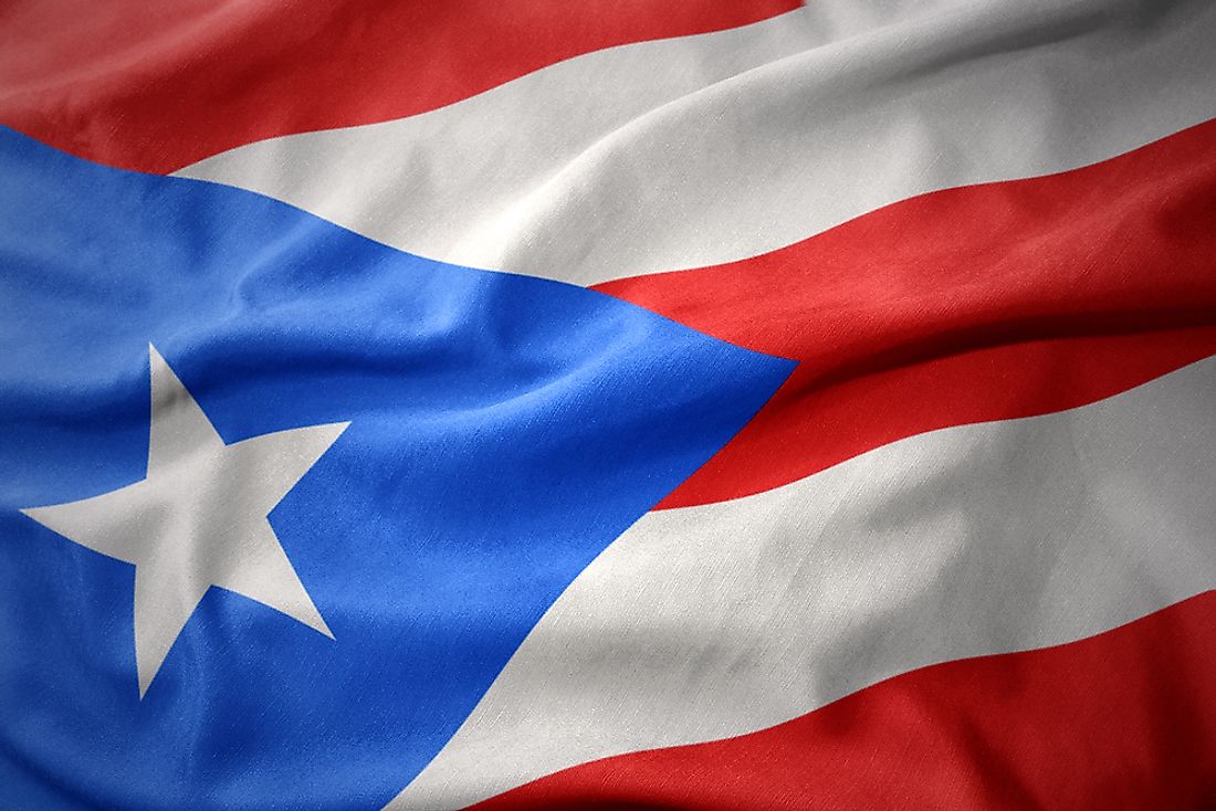 Флаг порте Рико фото