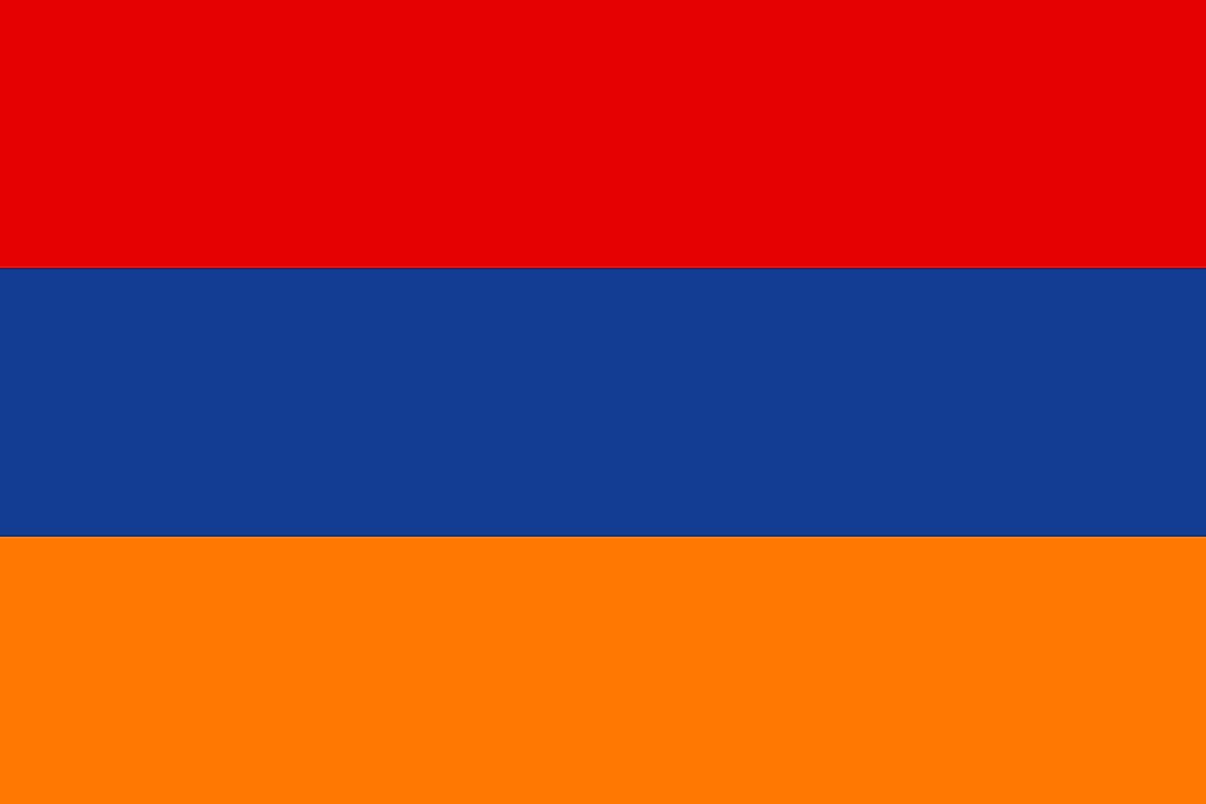 Repressalier overrasket køkken Flags, Symbols & Currency of Armenia - World Atlas