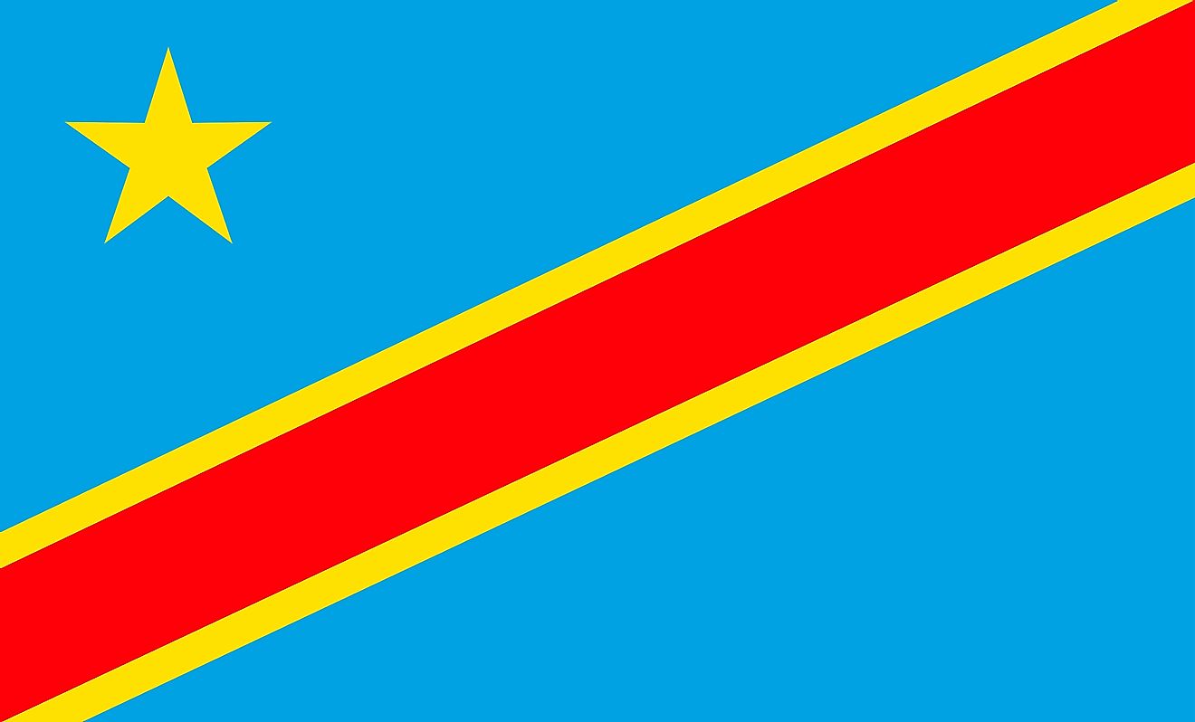 DRC Flag Map