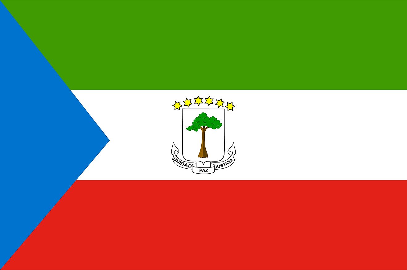 Flags Symbols And Currencies Of Equatorial Guinea World Atlas