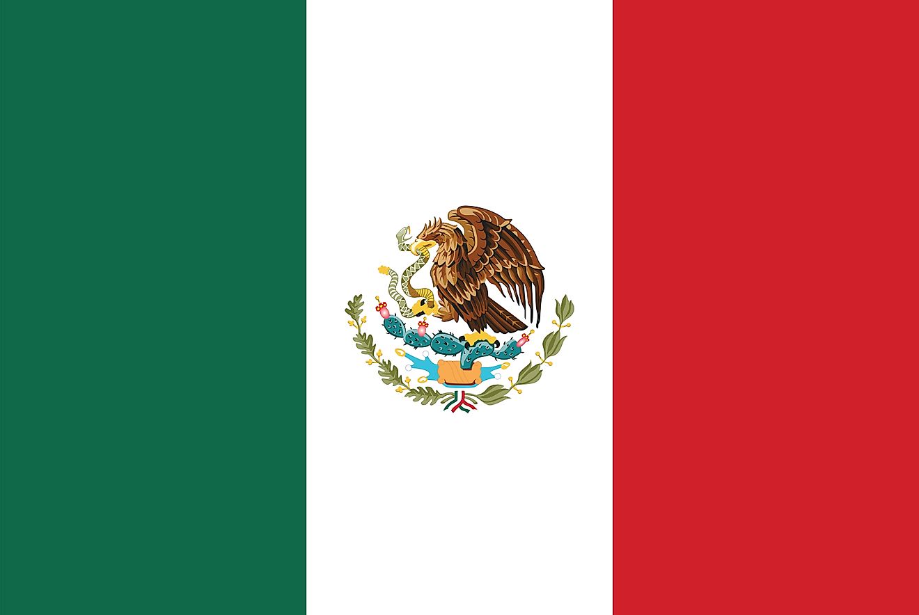 Flags Symbols Currencies Of Mexico World Atlas