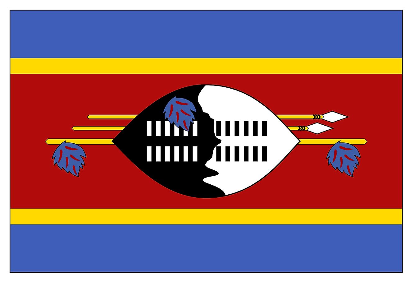 Flags, Symbols & Eswatini - World