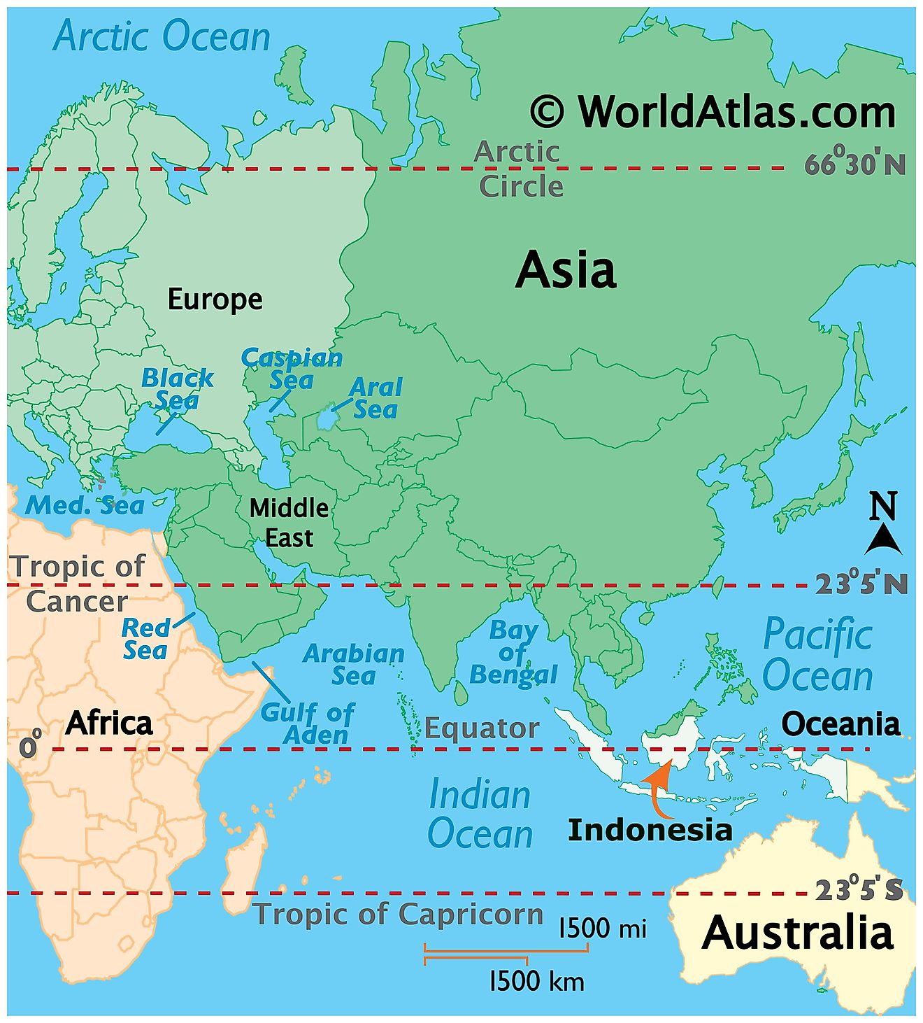 java and sumatra on world map