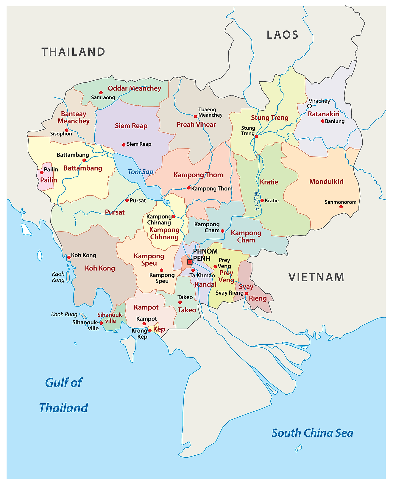 Cambodia Maps & Facts - World Atlas