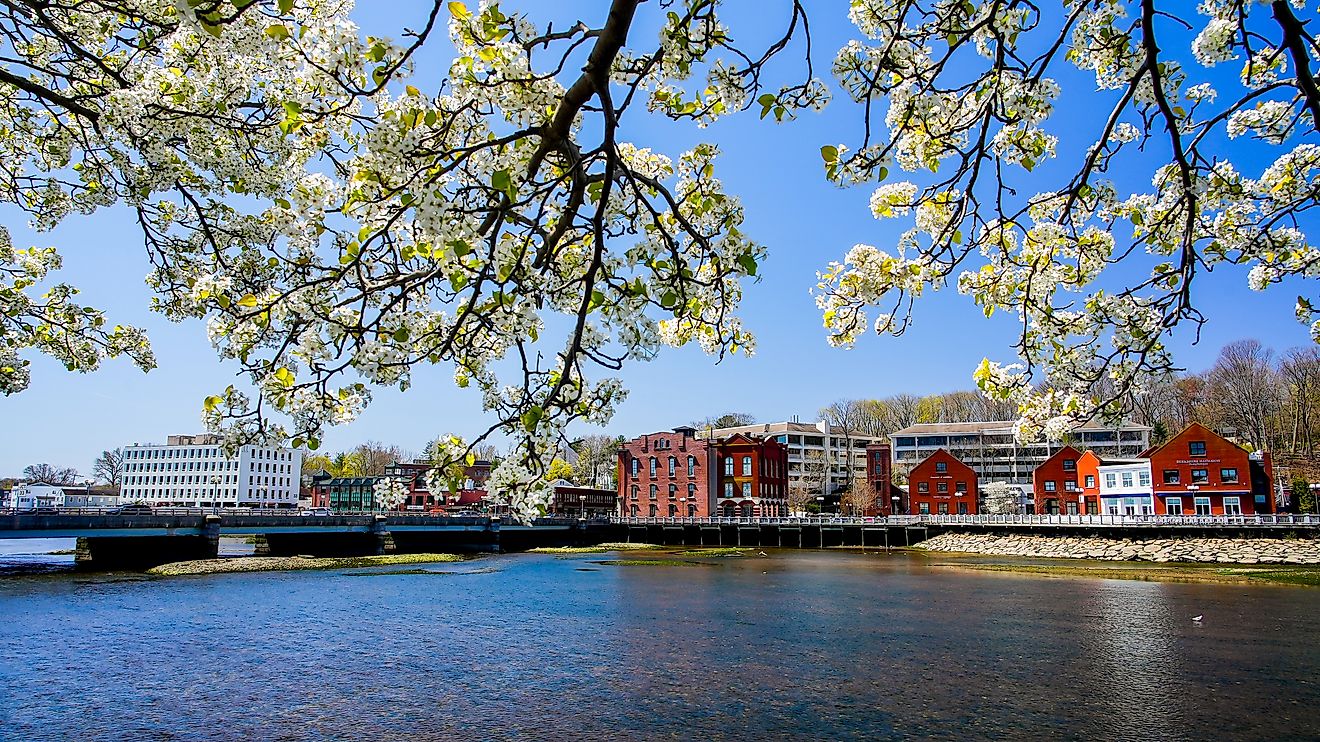 The beautiful town of Westport, Connecticut. Editorial credit: Miro Vrlik Photography / Shutterstock.com.