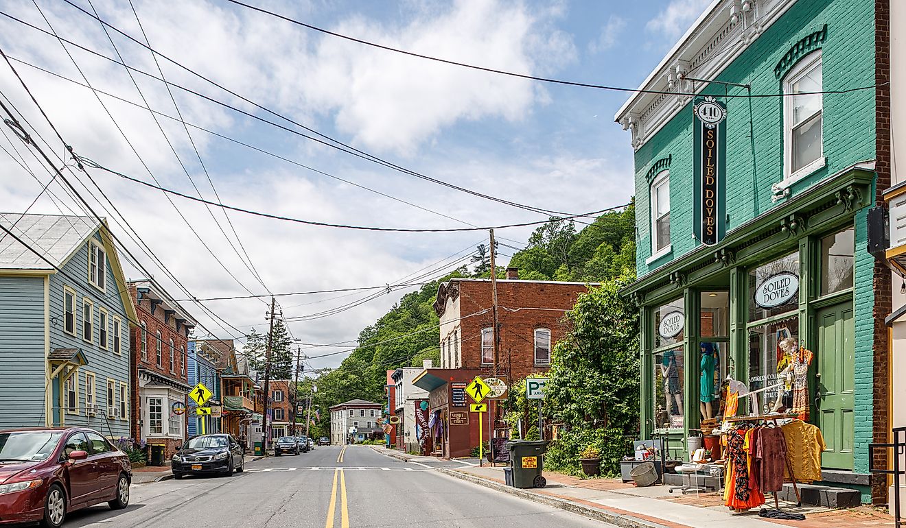 Main Street Rosendale, New York. Image credit solepsizm via Shutterstock