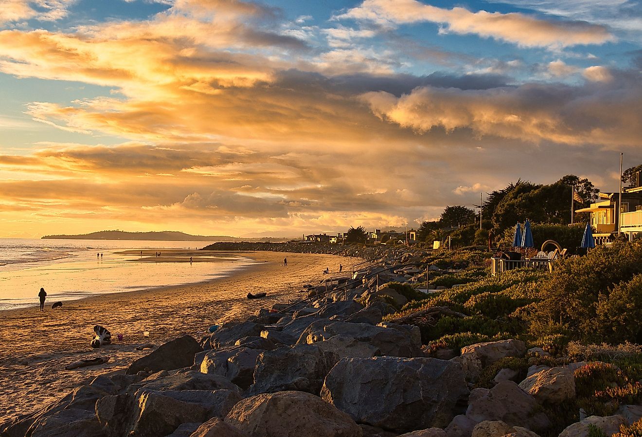 Sunset in Carpinteria, California.