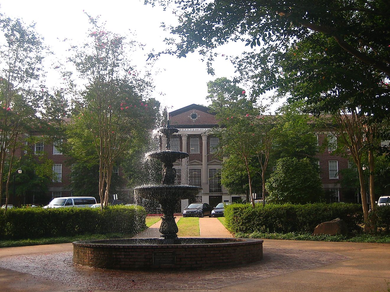 Fountain at Louisiana College in Pineville, LA. Editorial credit: Billy Hathorn via Wikimedia