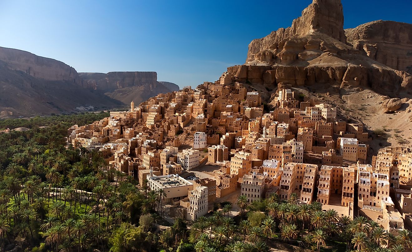 The town of Budha in Yemen