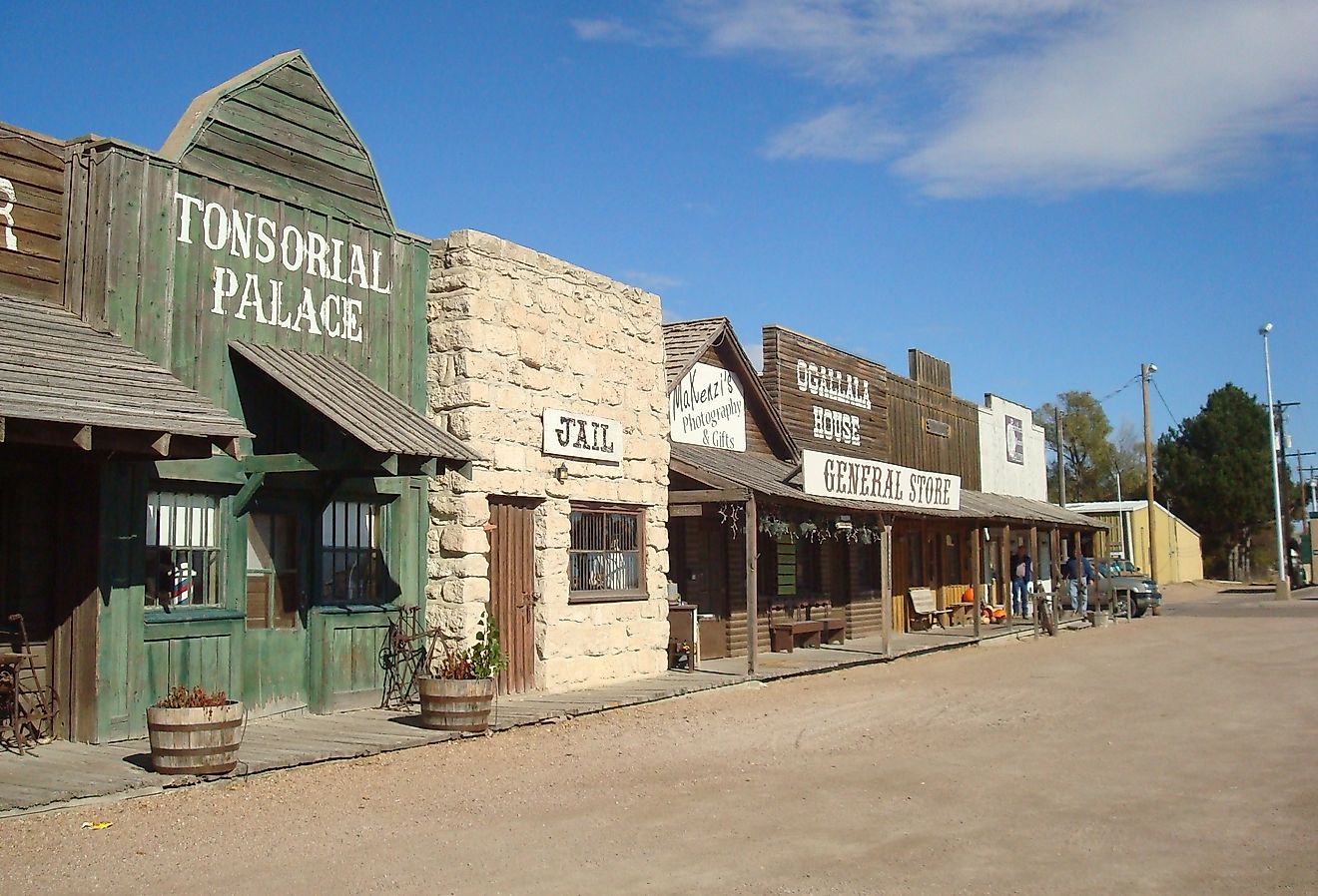 Front Street in Ogallala, Nebraska. Image credit YULIYAPHOTO via Shutterstock