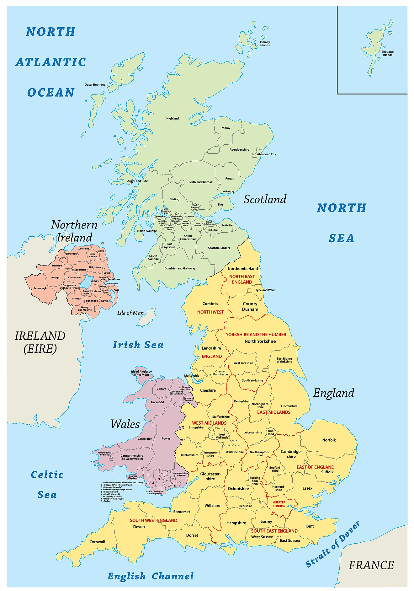 Britain World Map