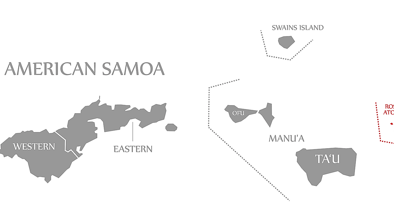Samoa Americana Mapas And Hechos Atlas Mundial Mark S Trackside