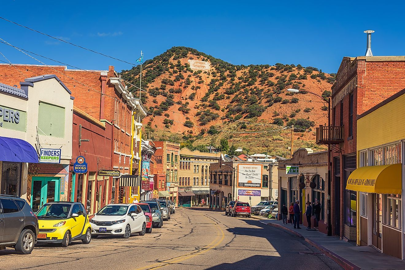 Downtown Bisbee, Arizona. Image credit Nick Fox via Shutterstock