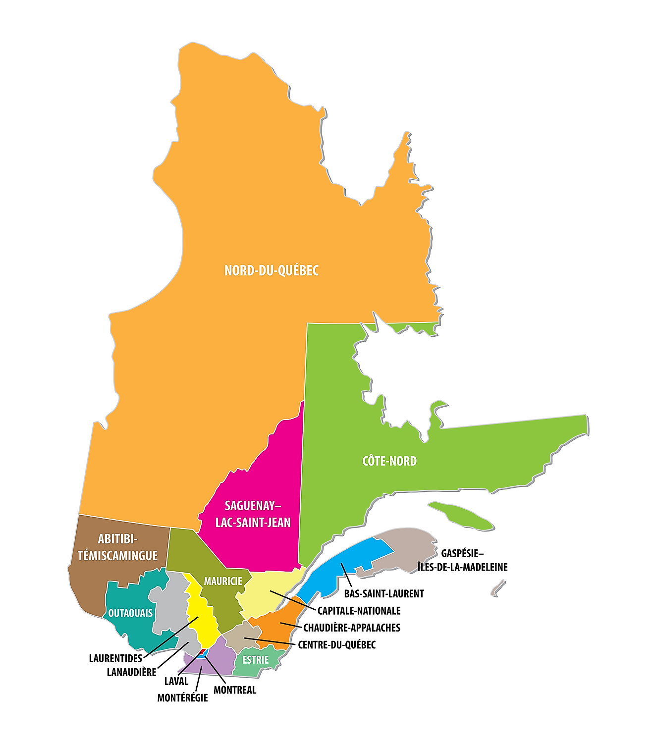 Map Of Quebec Province With Cities Quebec Maps & Facts - World Atlas