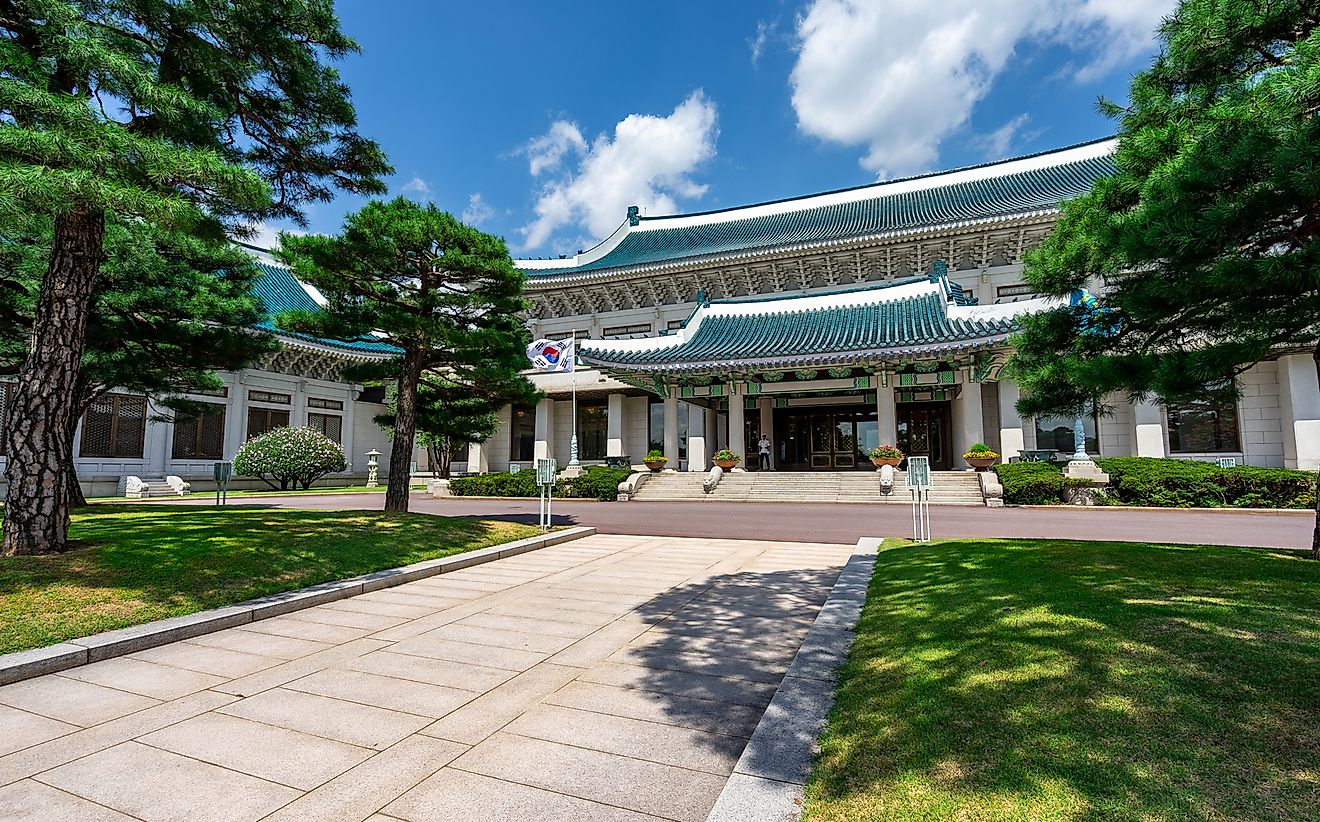 Cheong Wa Dae, South Korea. Chintung Lee / Shutterstock.com. 