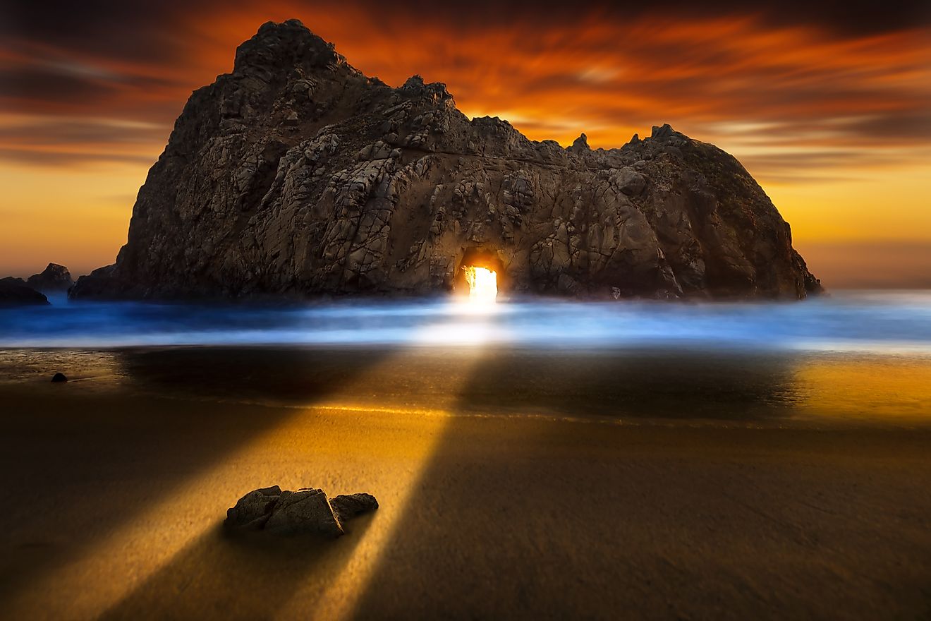 Julia Pfeiffer Burns State Park near Big Sur, California