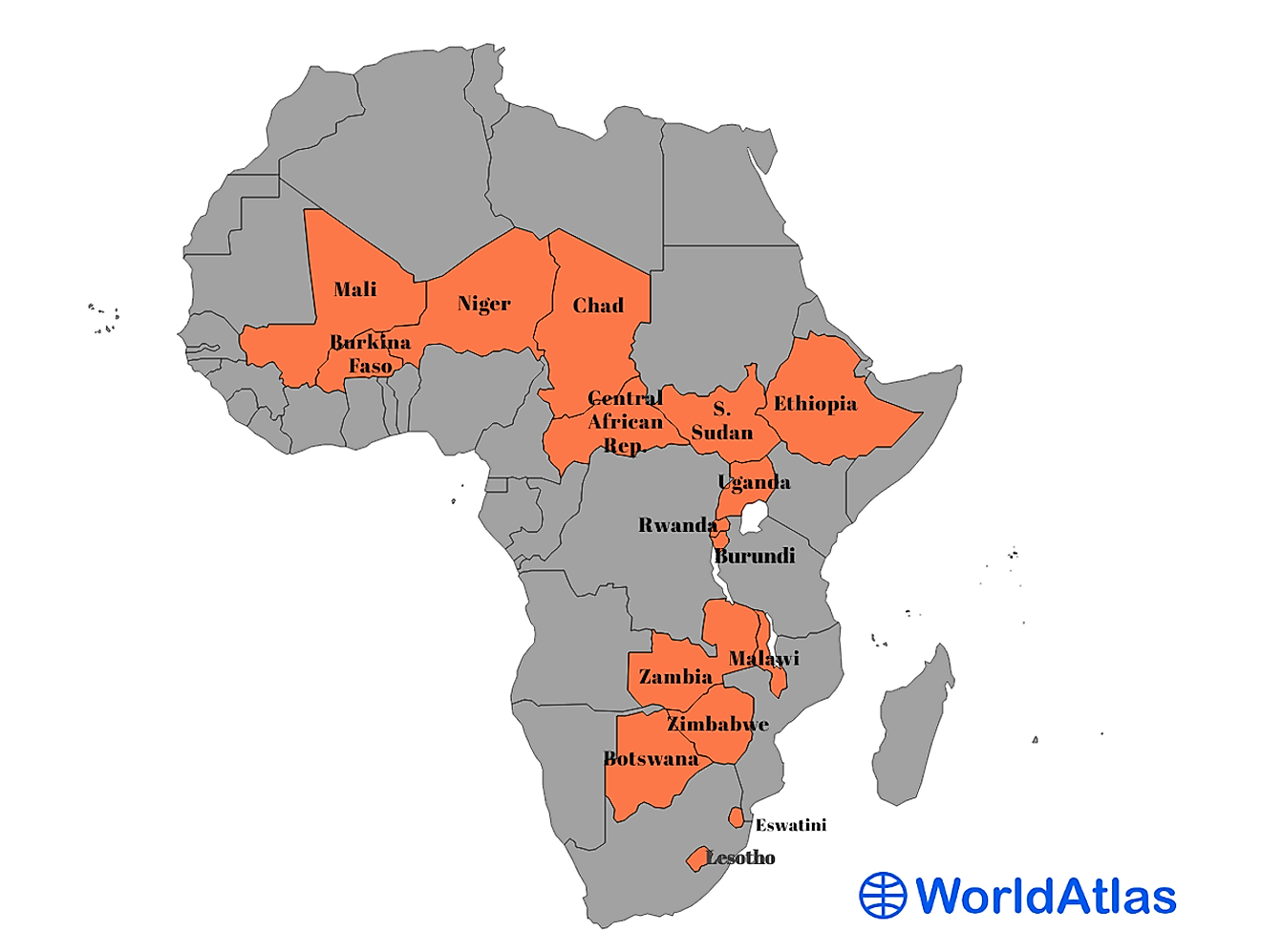 Landlocked Countries In Africa 2 