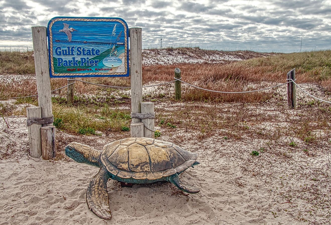 Gulf Shore State Park is in Alabama near the Florida border on the Gulf of Mexico. Image credit Jacob Boomsma via Shutterstock.