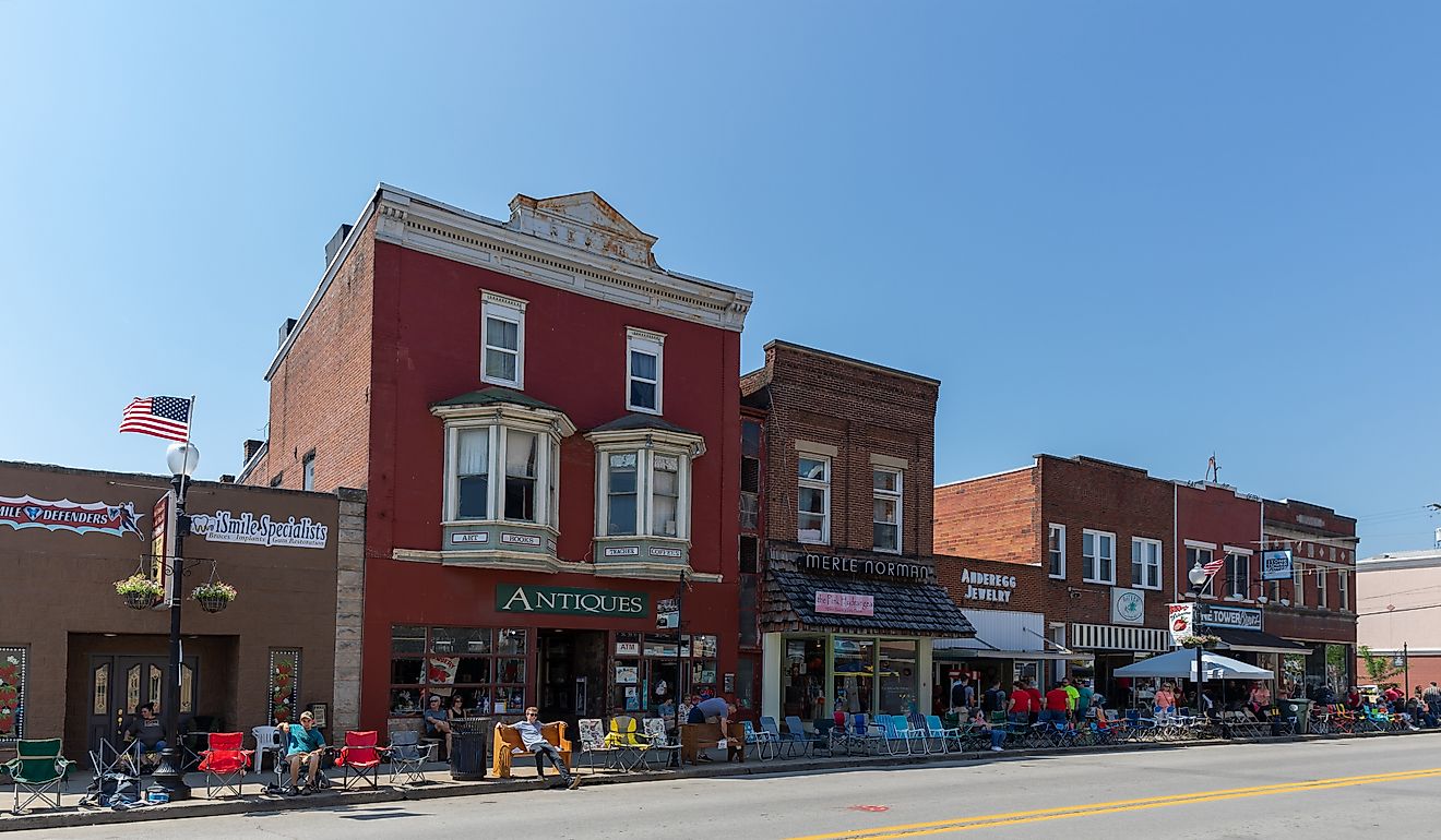 Downtown Buckhannon, West Virginia. Image credit Roberto Galan via Shutterstock.com