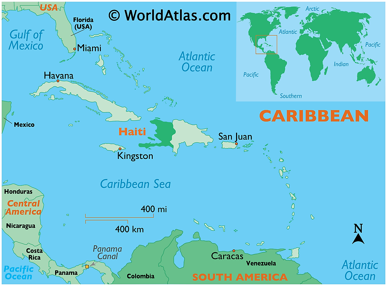 Haiti Maps Facts World Atlas