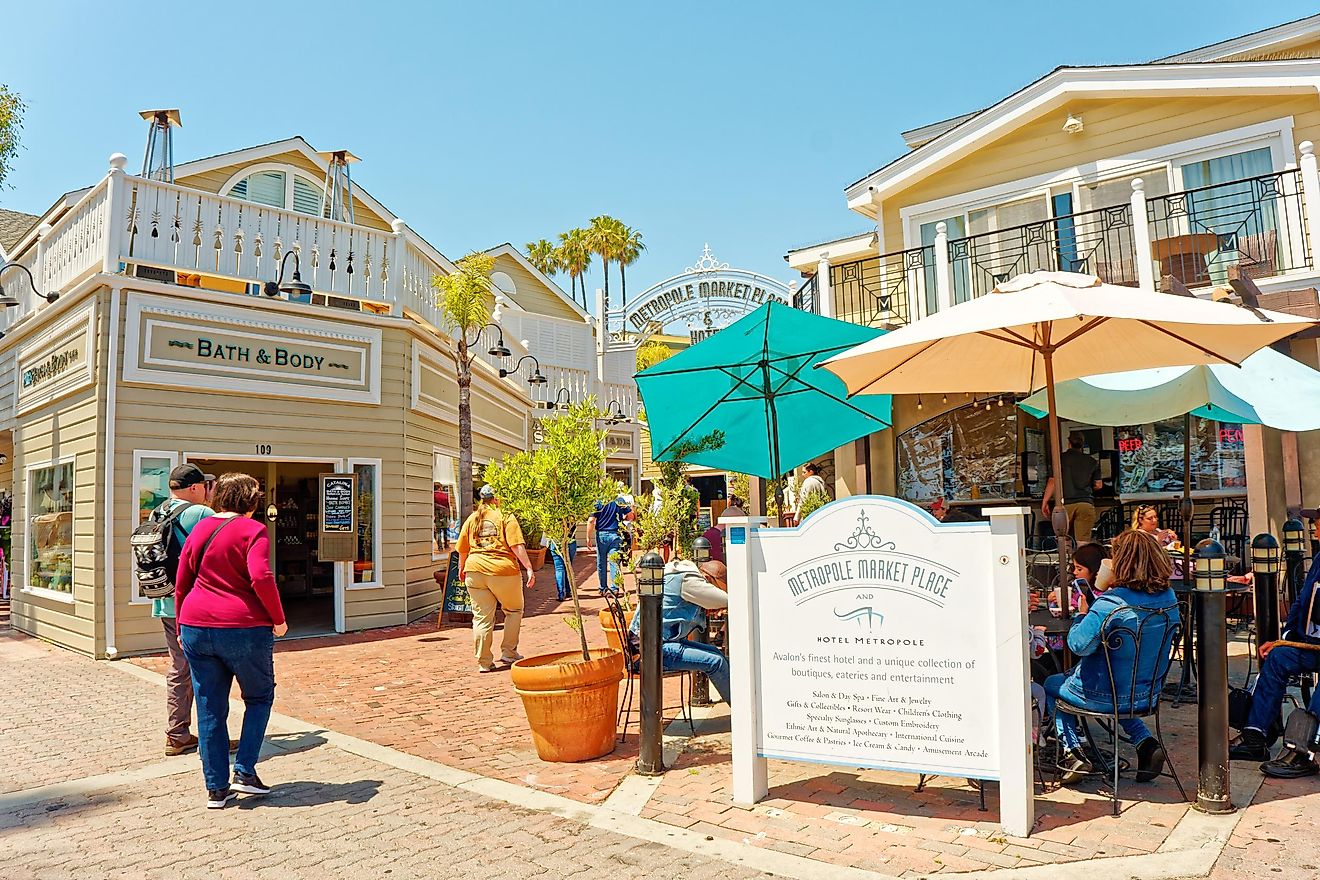 Street view in Avalon, California