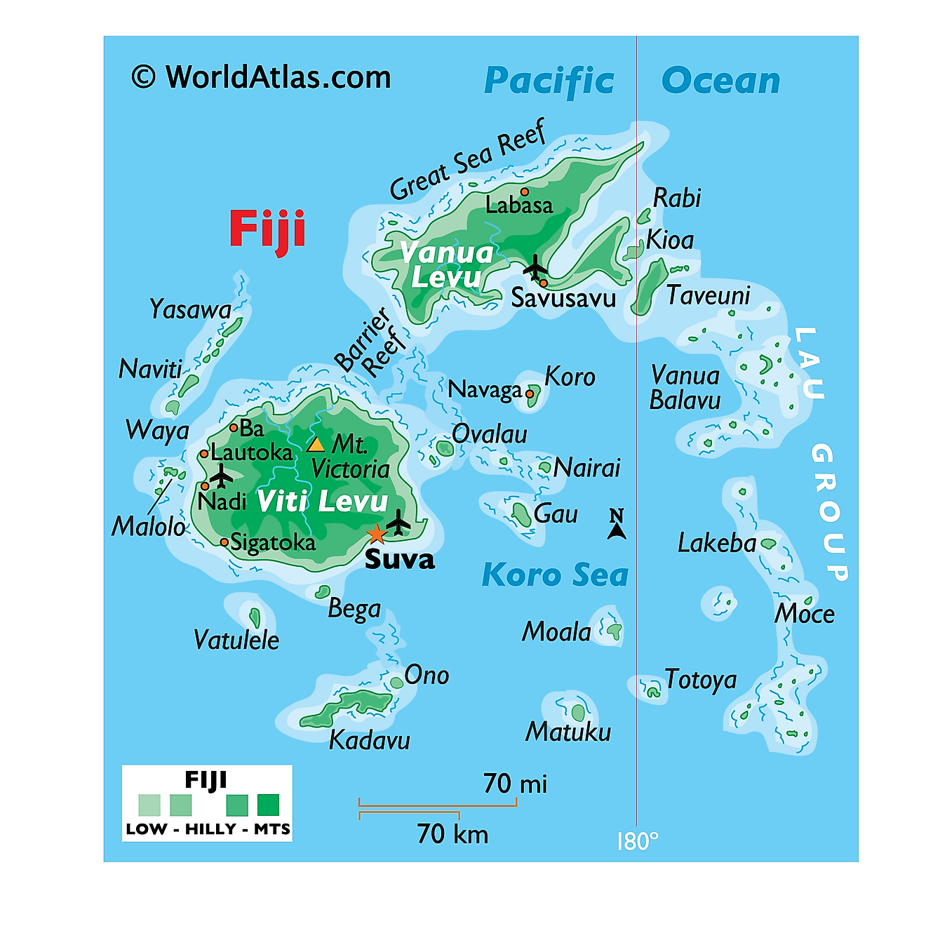 Fiji Maps & Facts - World Atlas