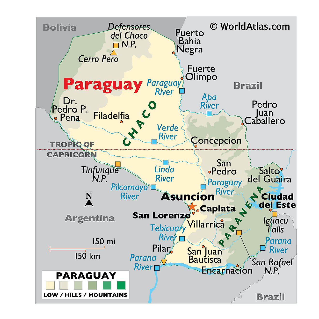 paraguay river map location        <h3 class=