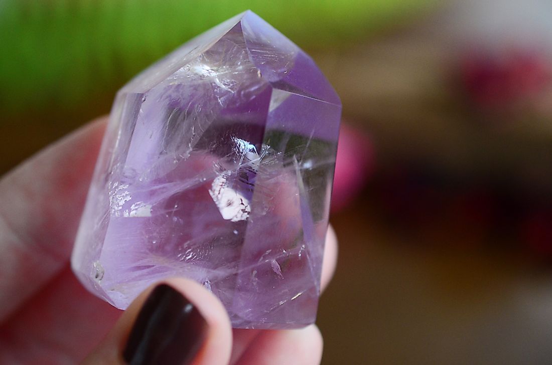 purple mineral rocks