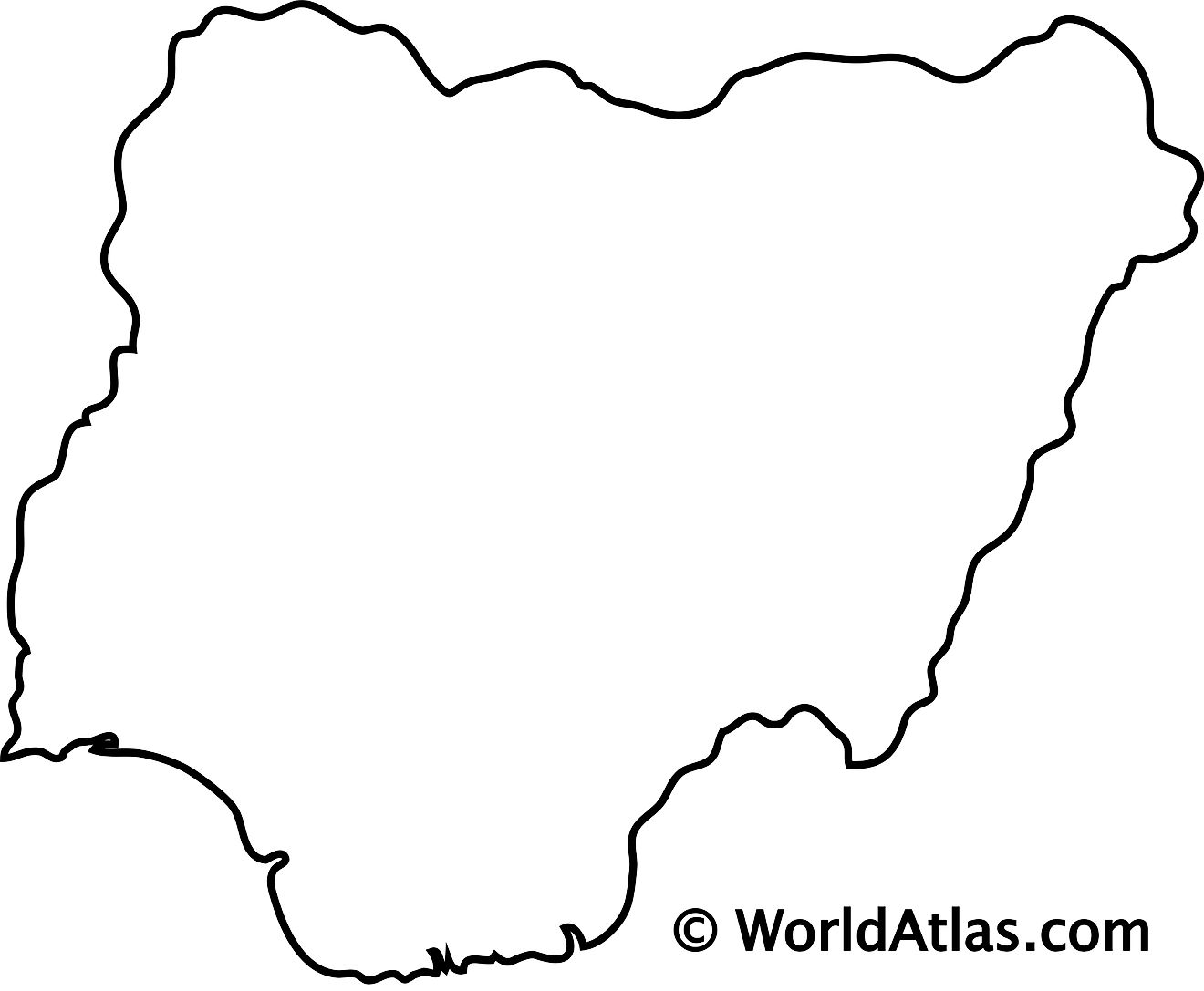 Mapas de Nigeria Atlas del Mundo
