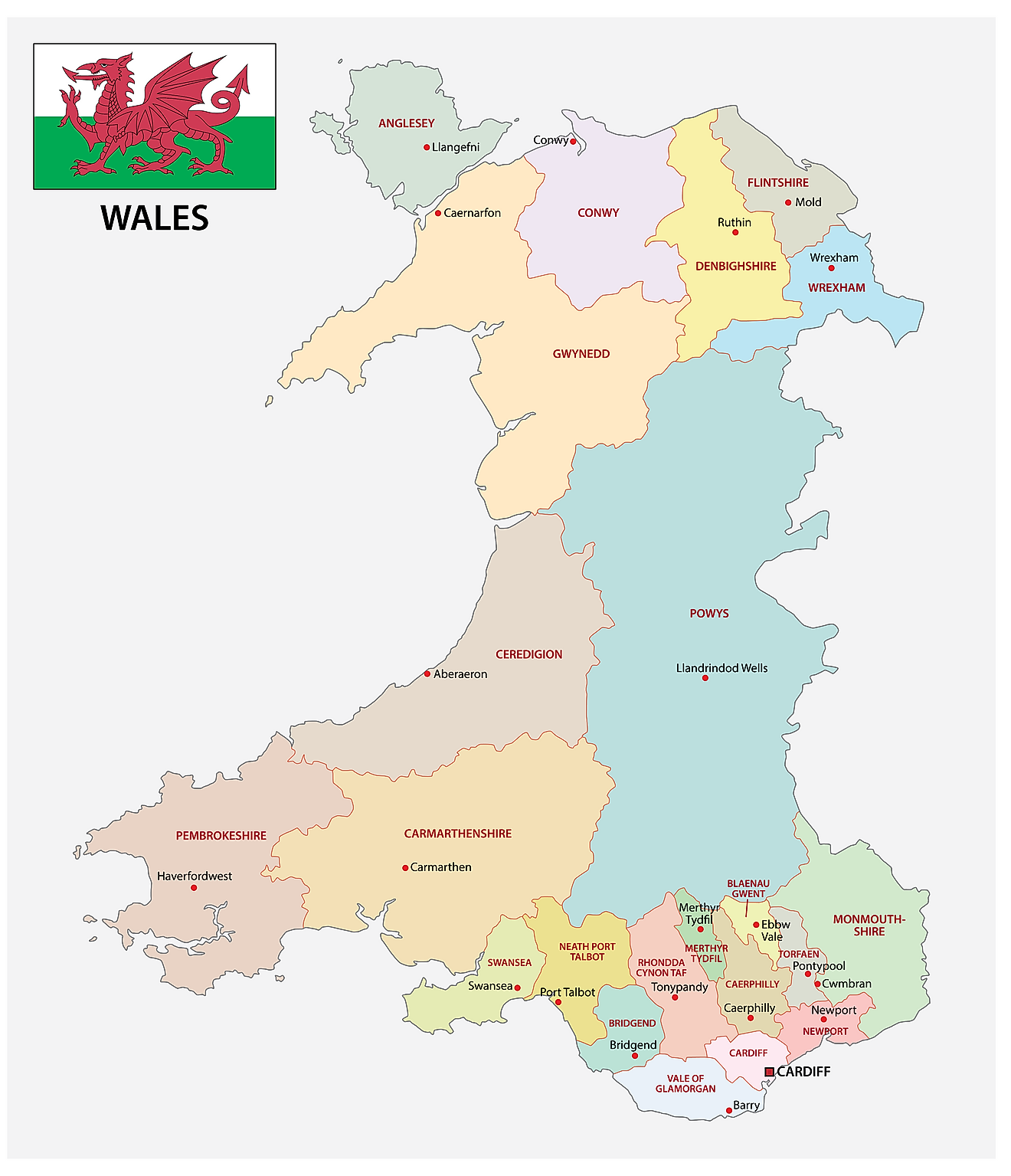England And Wales Counties Map